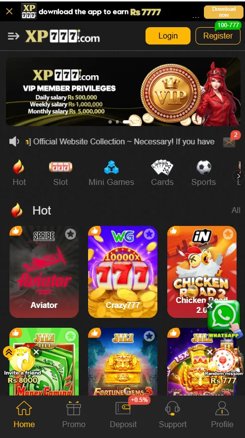xp777 game apk